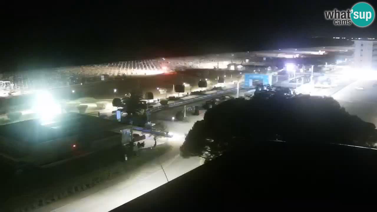 The beach of Bibione webcam – Italy