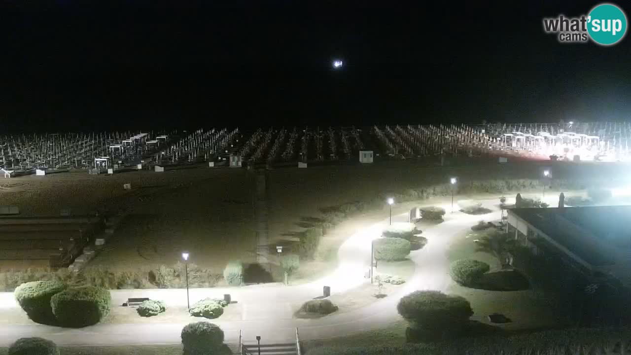 The beach of Bibione webcam – Italy