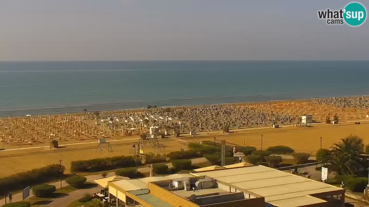 The beach of Bibione webcam – Italy