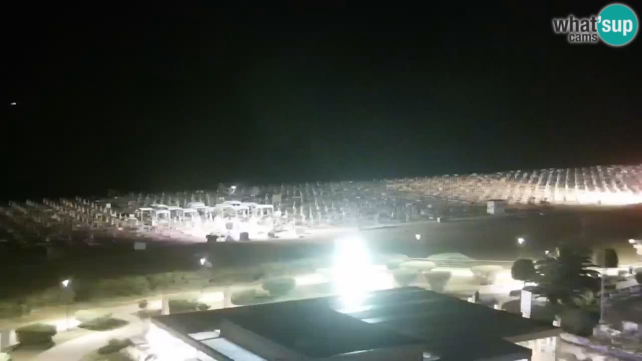 The beach of Bibione webcam – Italy