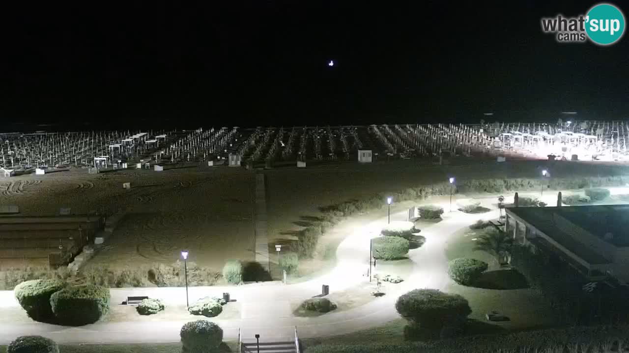 The beach of Bibione webcam – Italy