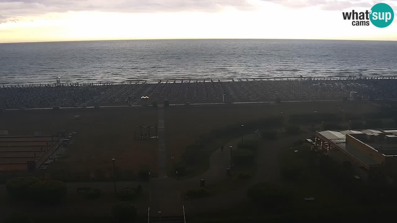 The beach of Bibione webcam – Italy