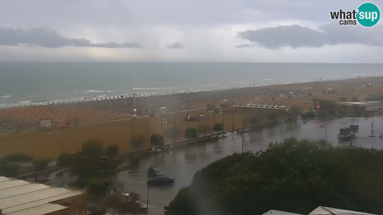 The beach of Bibione webcam – Italy