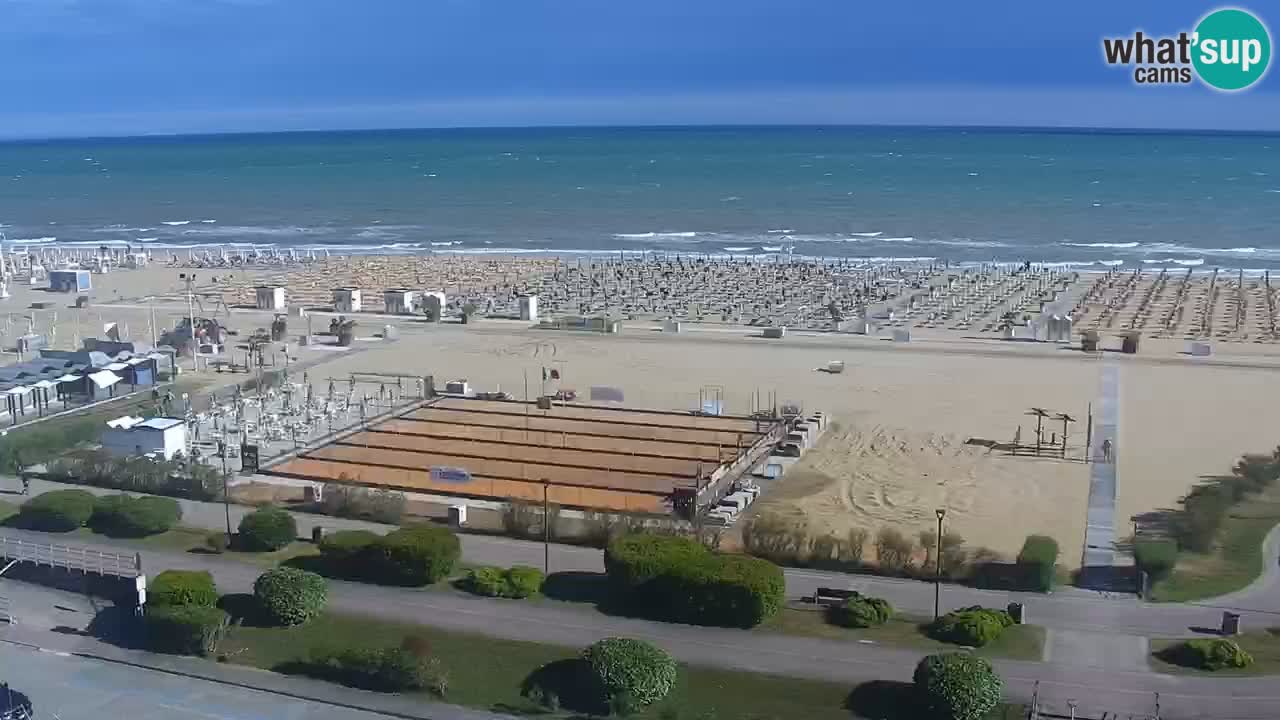 La camera en vivo de la playa de Bibione – Italia