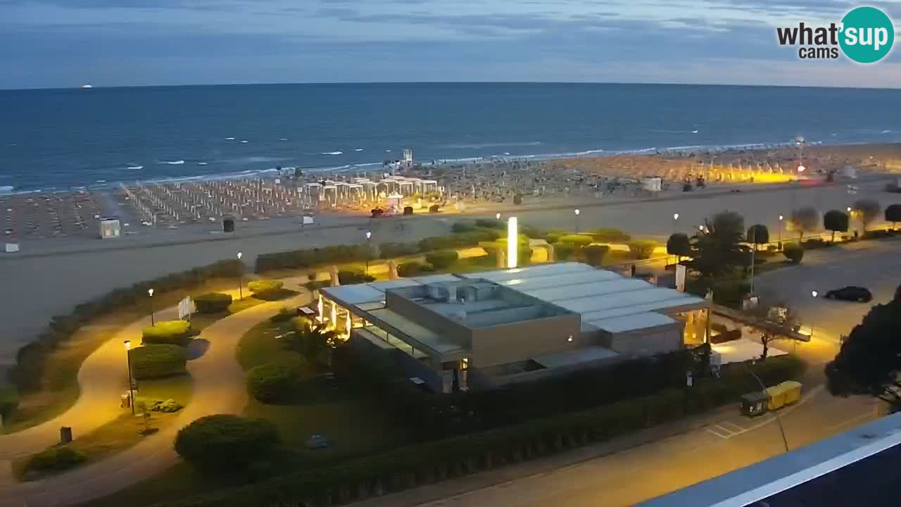 The beach of Bibione webcam – Italy