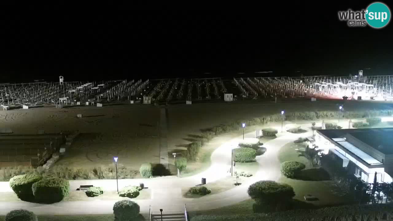 The beach of Bibione webcam – Italy