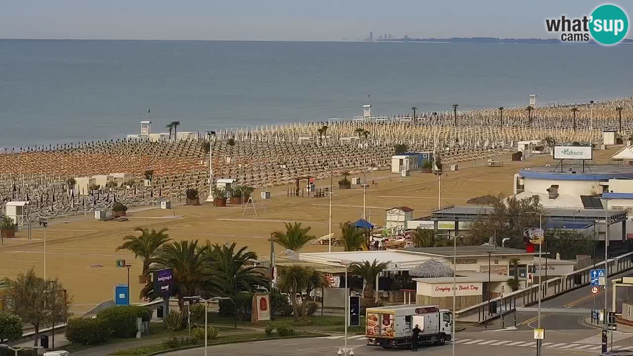 La camera en vivo de la playa de Bibione – Italia