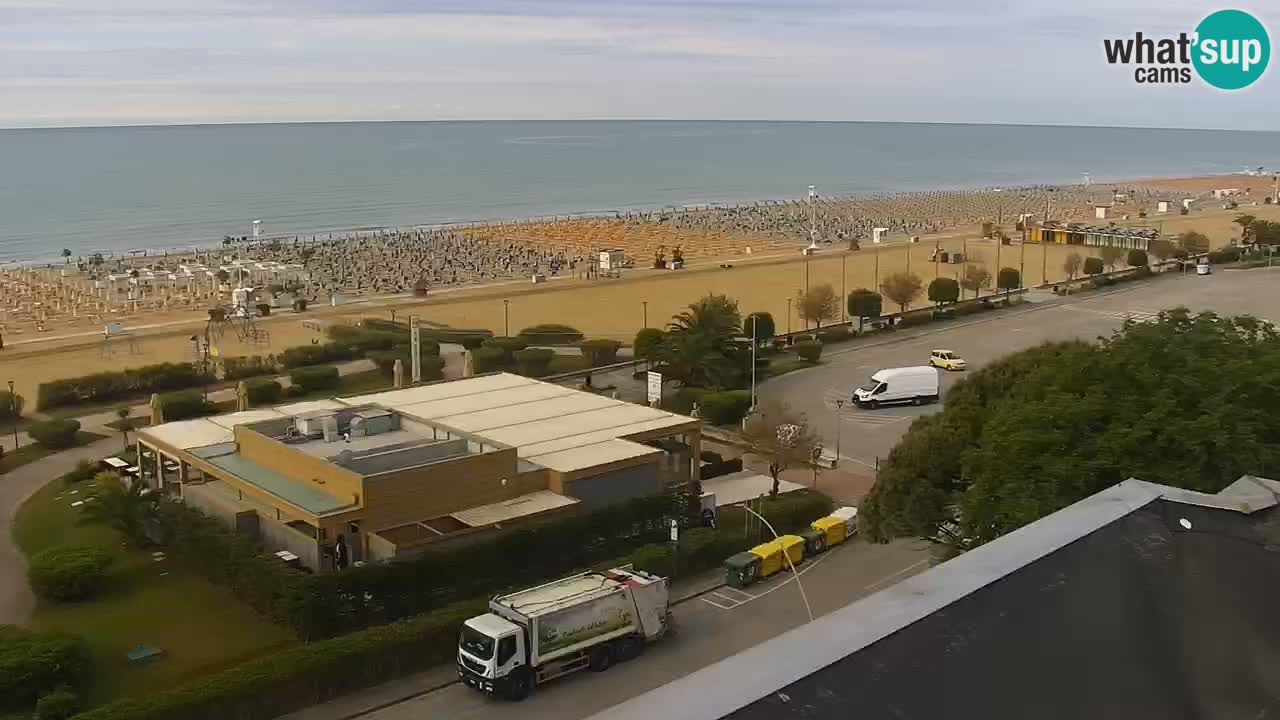 The beach of Bibione webcam – Italy