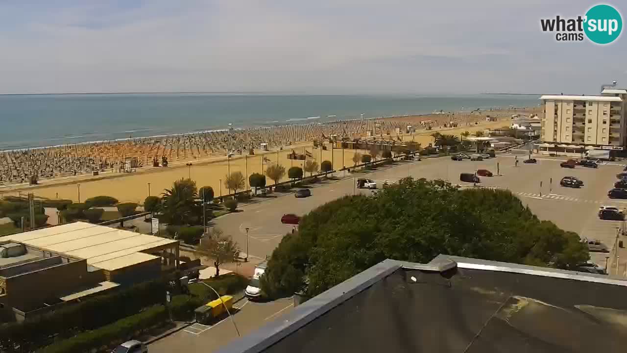 The beach of Bibione webcam – Italy