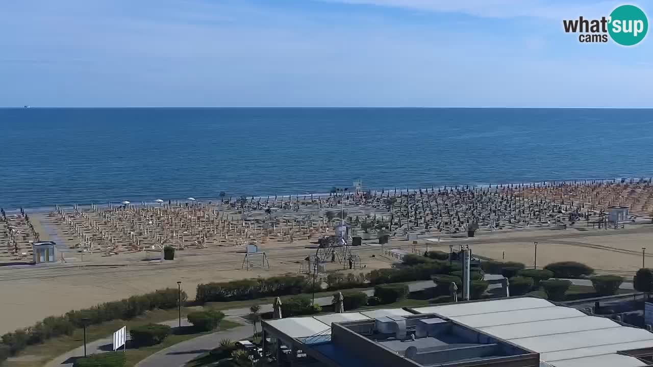 The beach of Bibione webcam – Italy