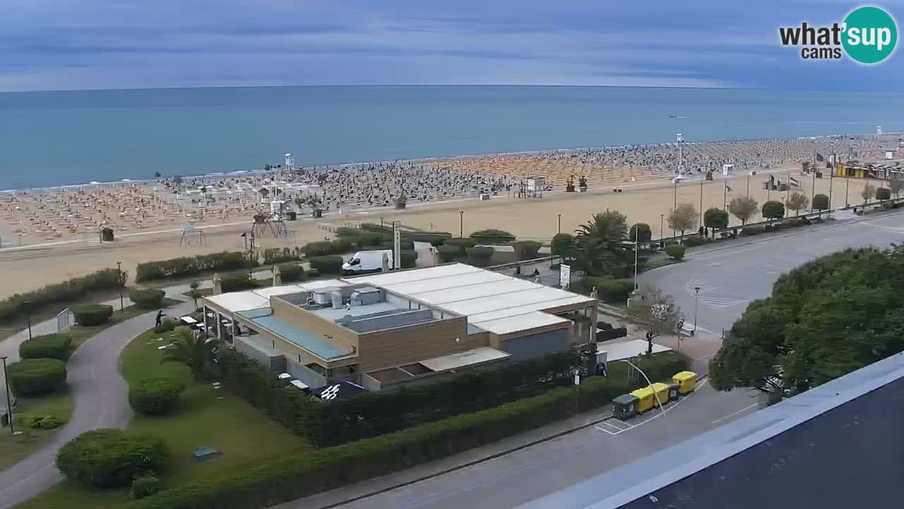 La spiaggia di Bibione webcam live e piazzale Zenit