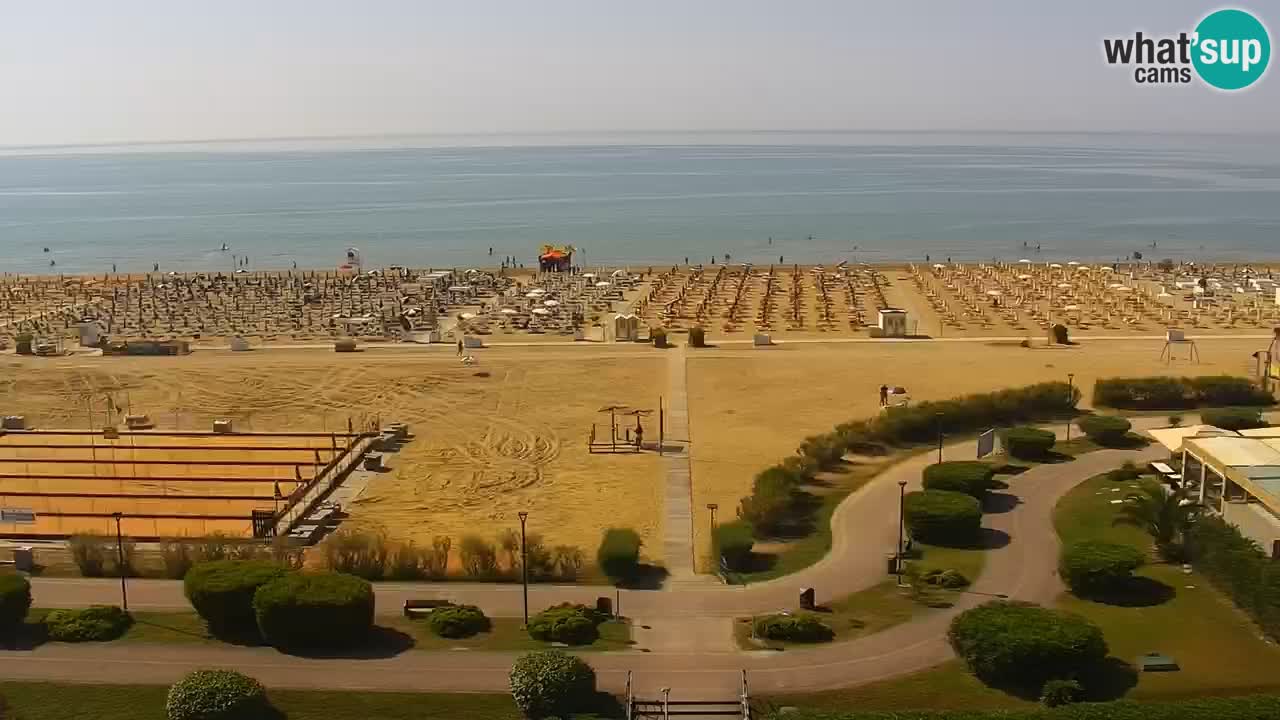 La camera en vivo de la playa de Bibione – Italia