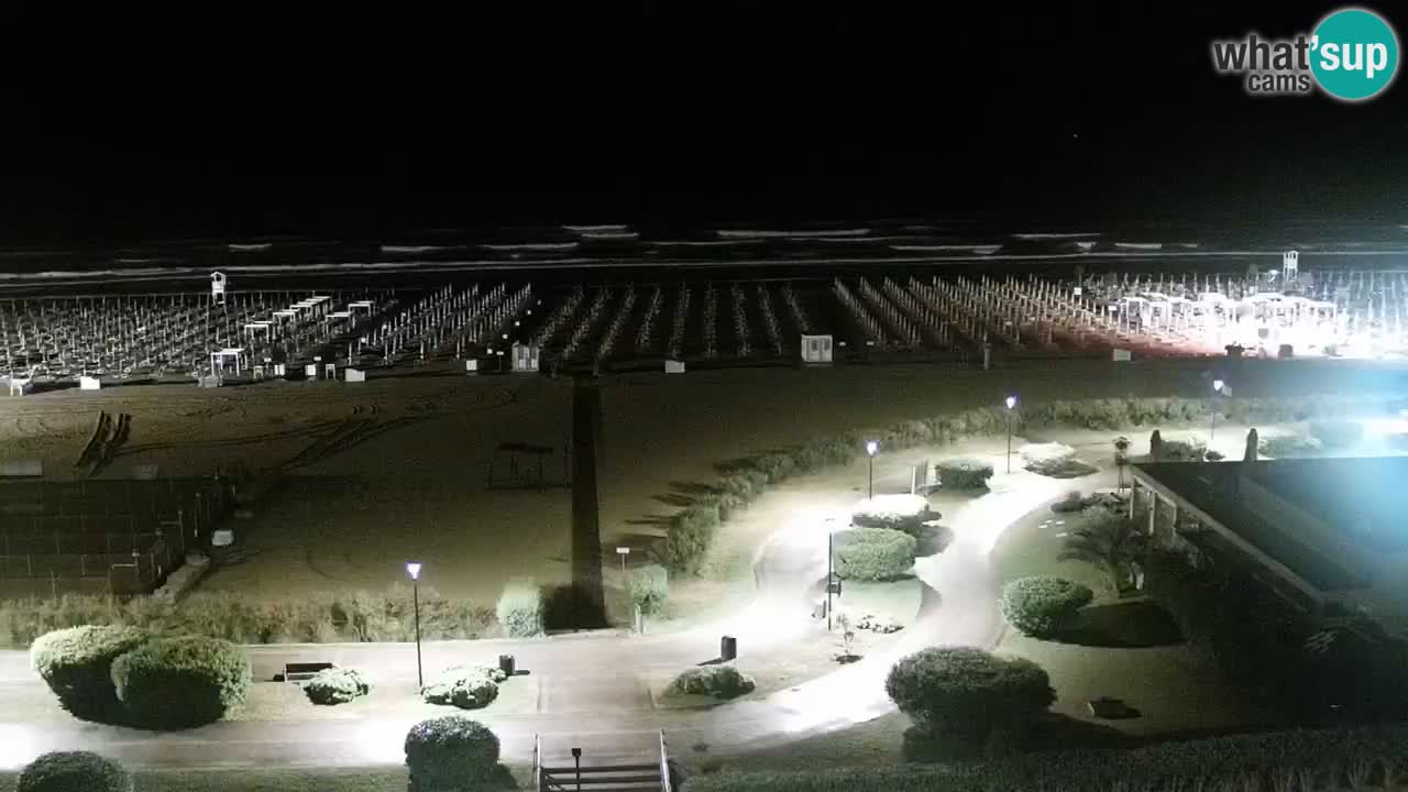 The beach of Bibione webcam – Italy