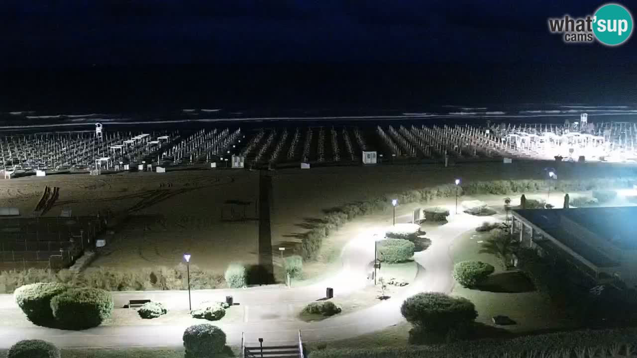 La camera en vivo de la playa de Bibione – Italia