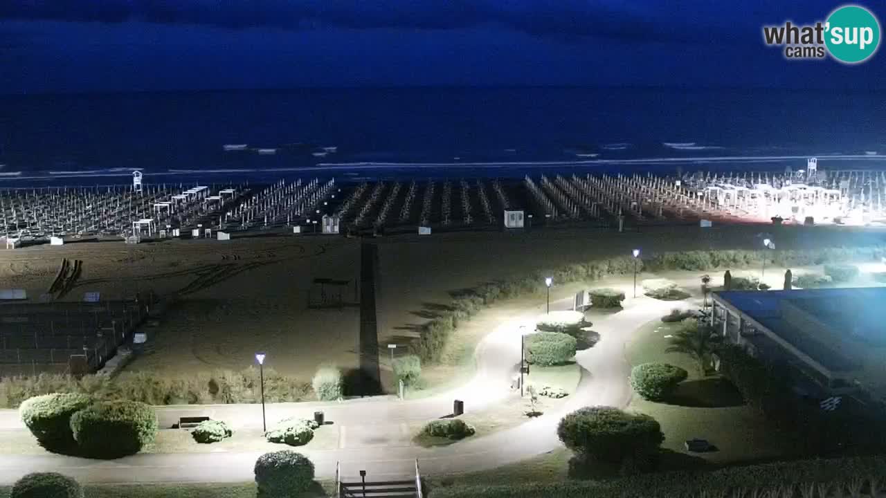 The beach of Bibione webcam – Italy