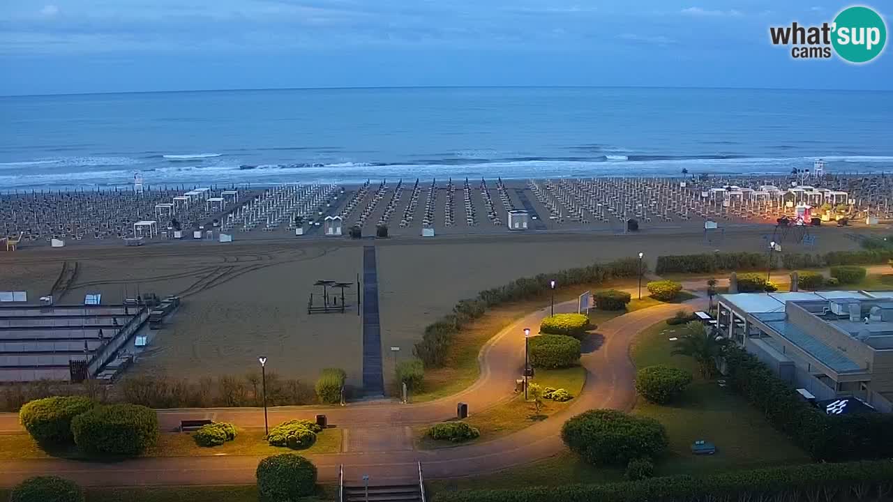 La camera en vivo de la playa de Bibione – Italia