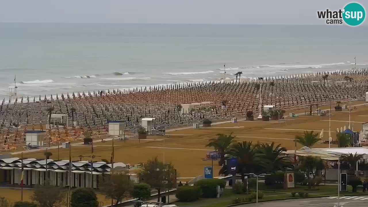 The beach of Bibione webcam – Italy