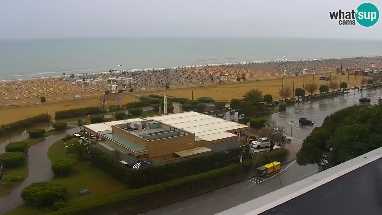The beach of Bibione webcam – Italy