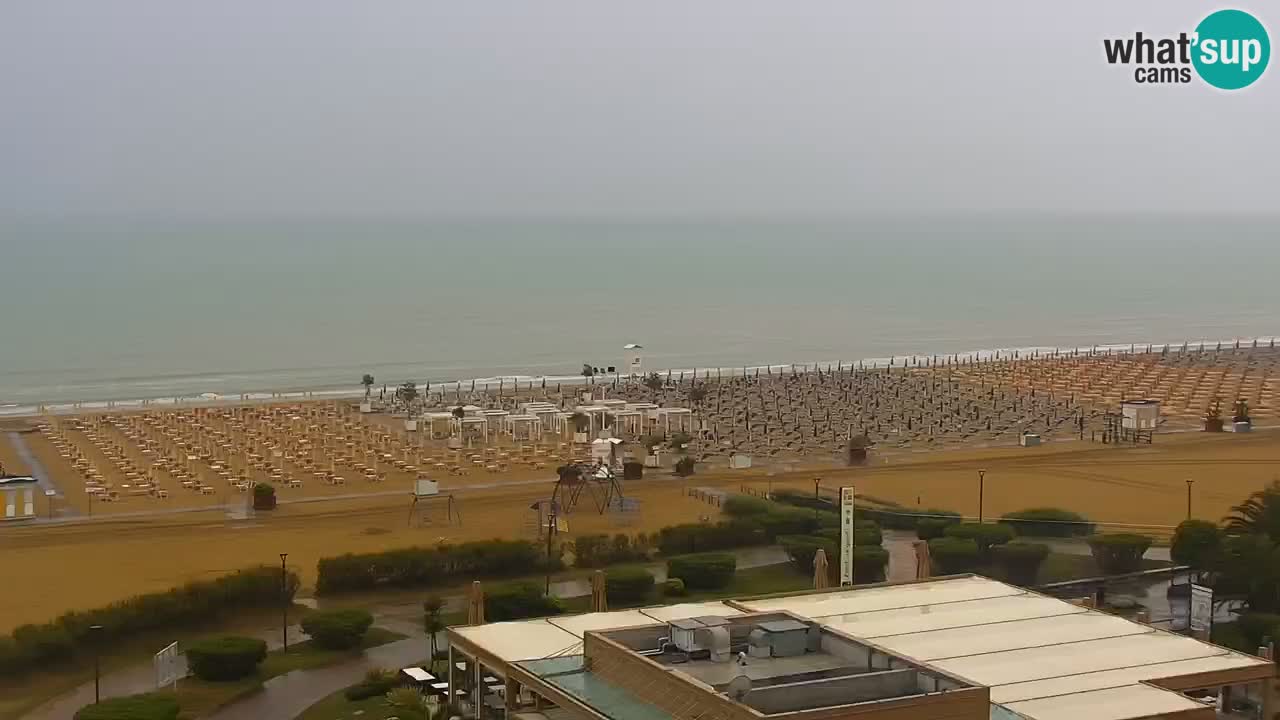 The beach of Bibione webcam – Italy
