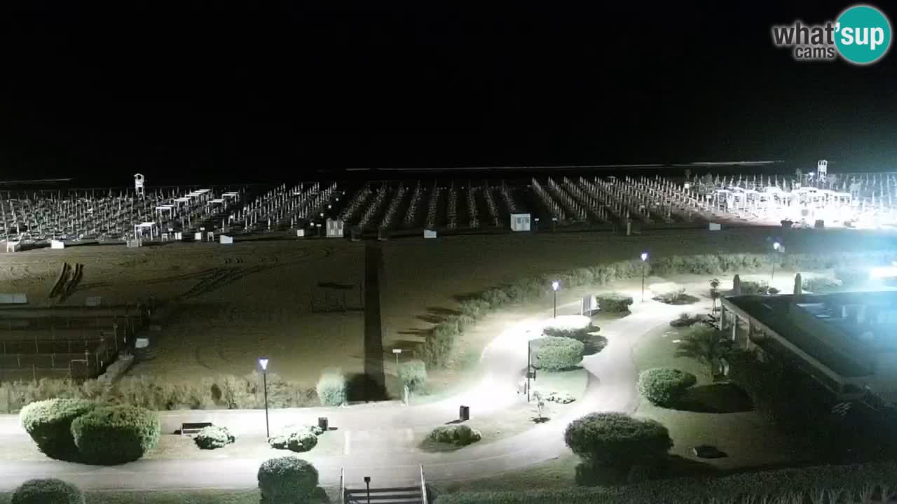 The beach of Bibione webcam – Italy