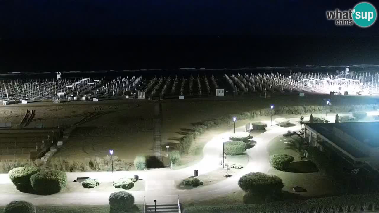 The beach of Bibione webcam – Italy