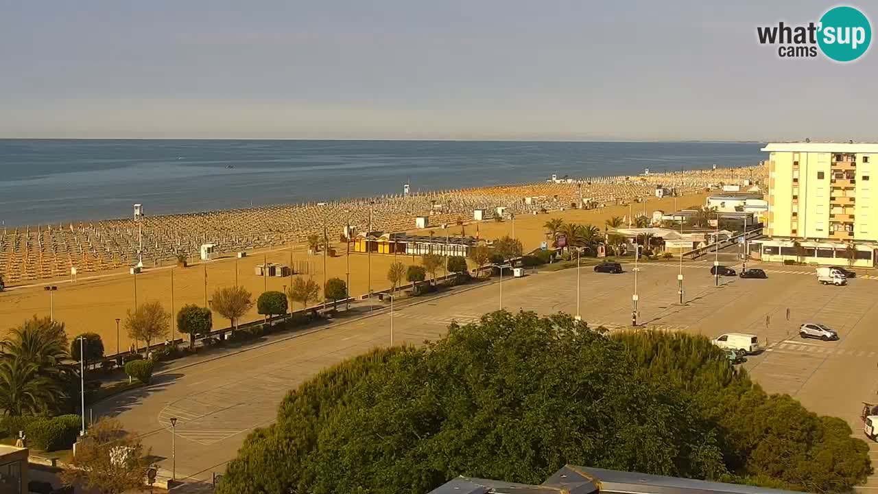 The beach of Bibione webcam – Italy