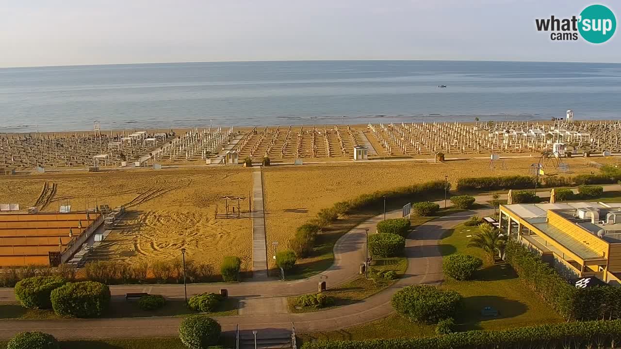 The beach of Bibione webcam – Italy