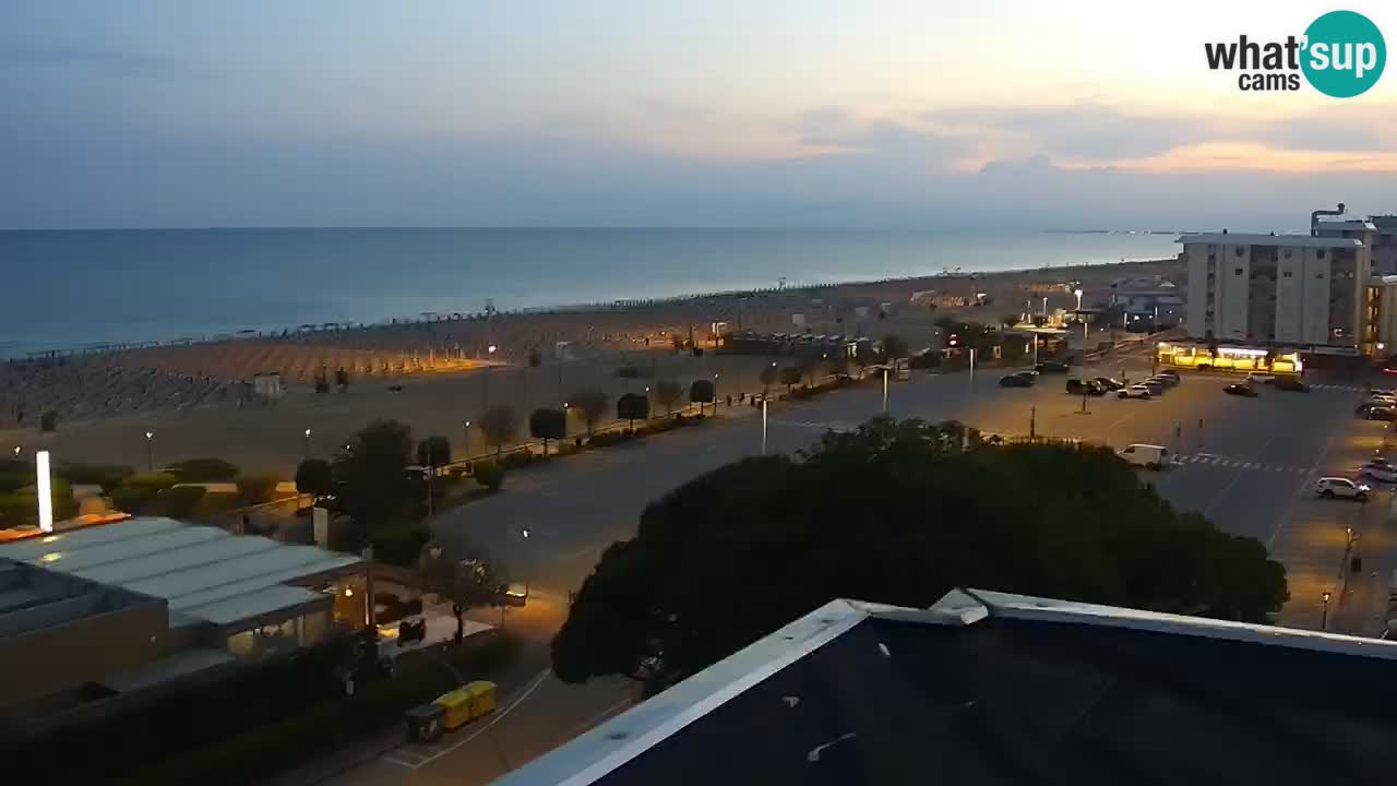 The beach of Bibione webcam – Italy