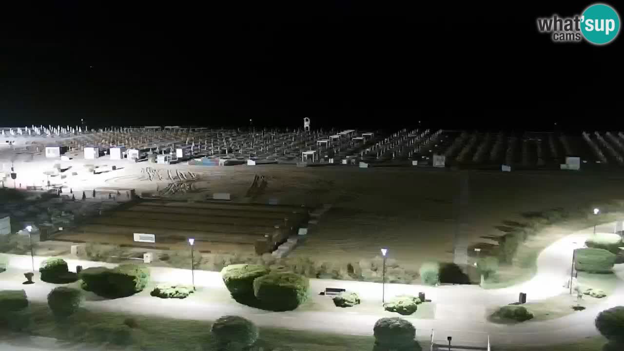 The beach of Bibione webcam – Italy