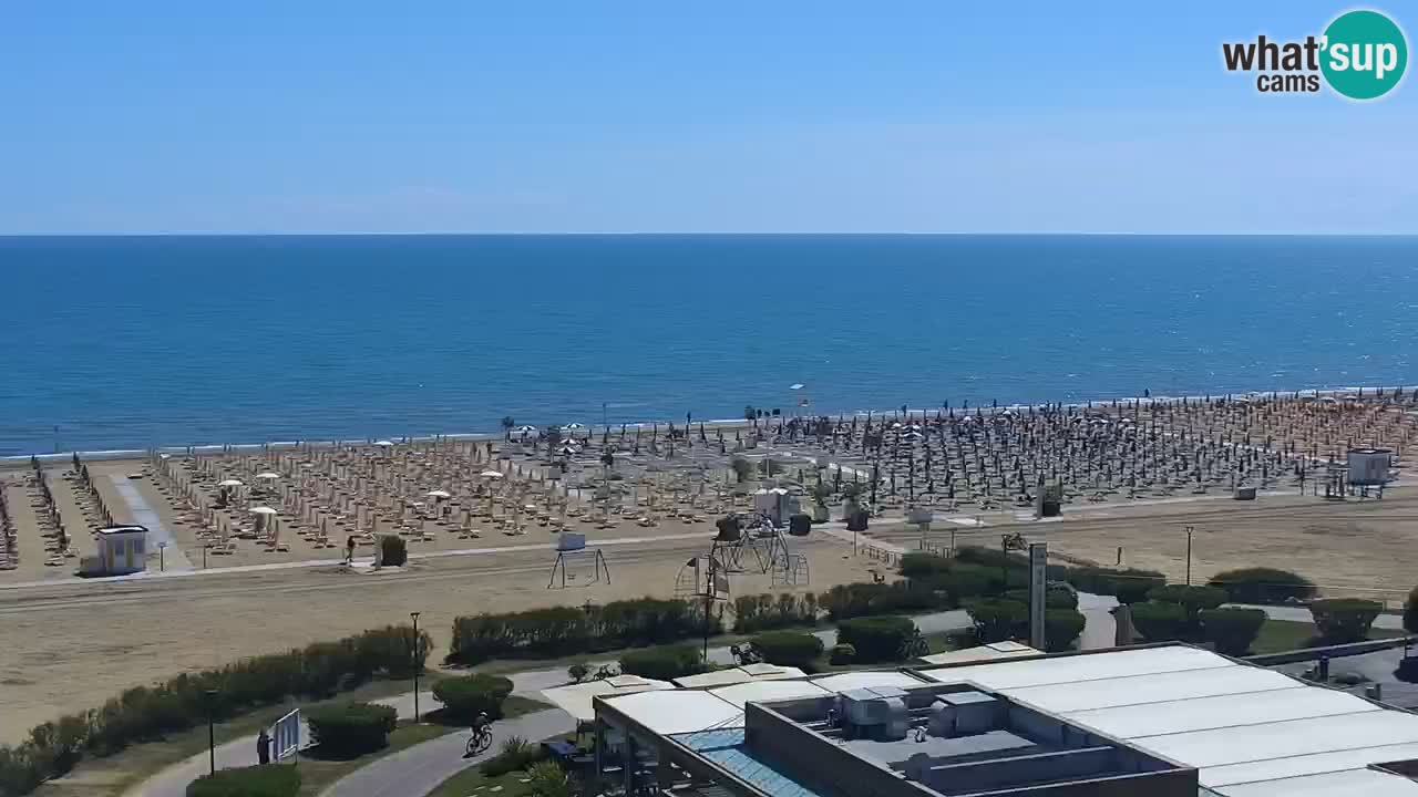 La camera en vivo de la playa de Bibione – Italia