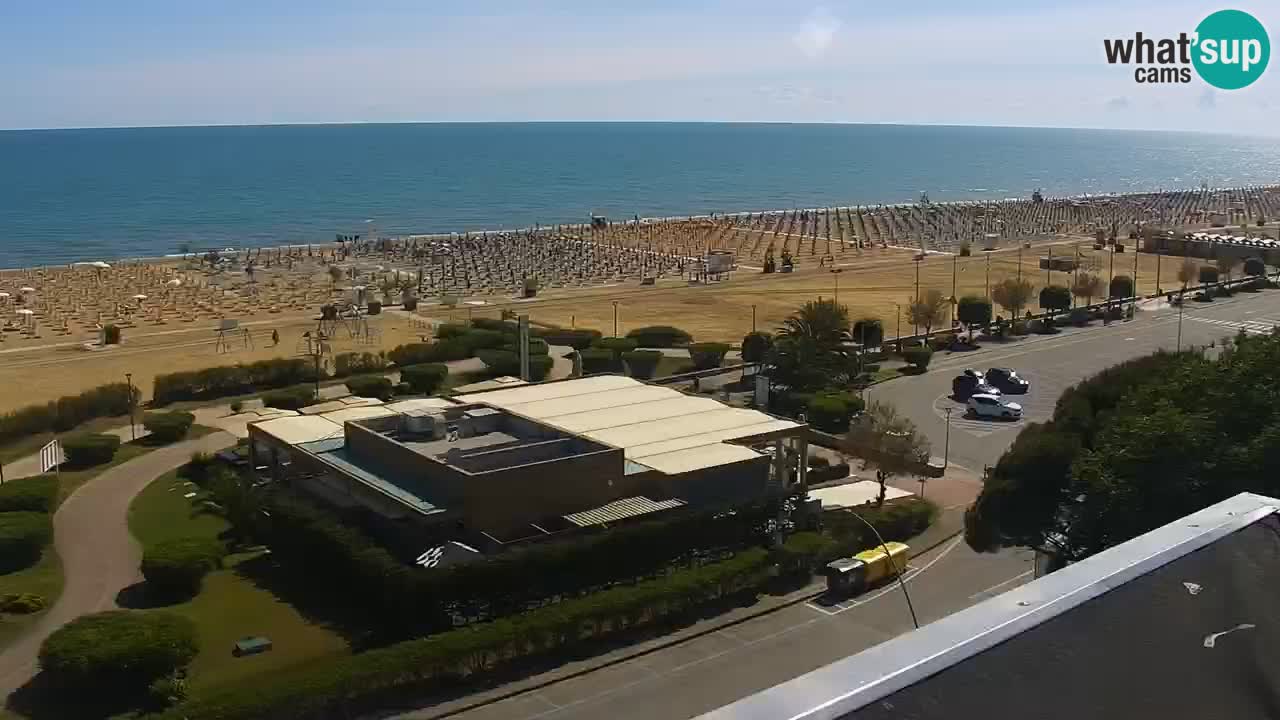 The beach of Bibione webcam – Italy