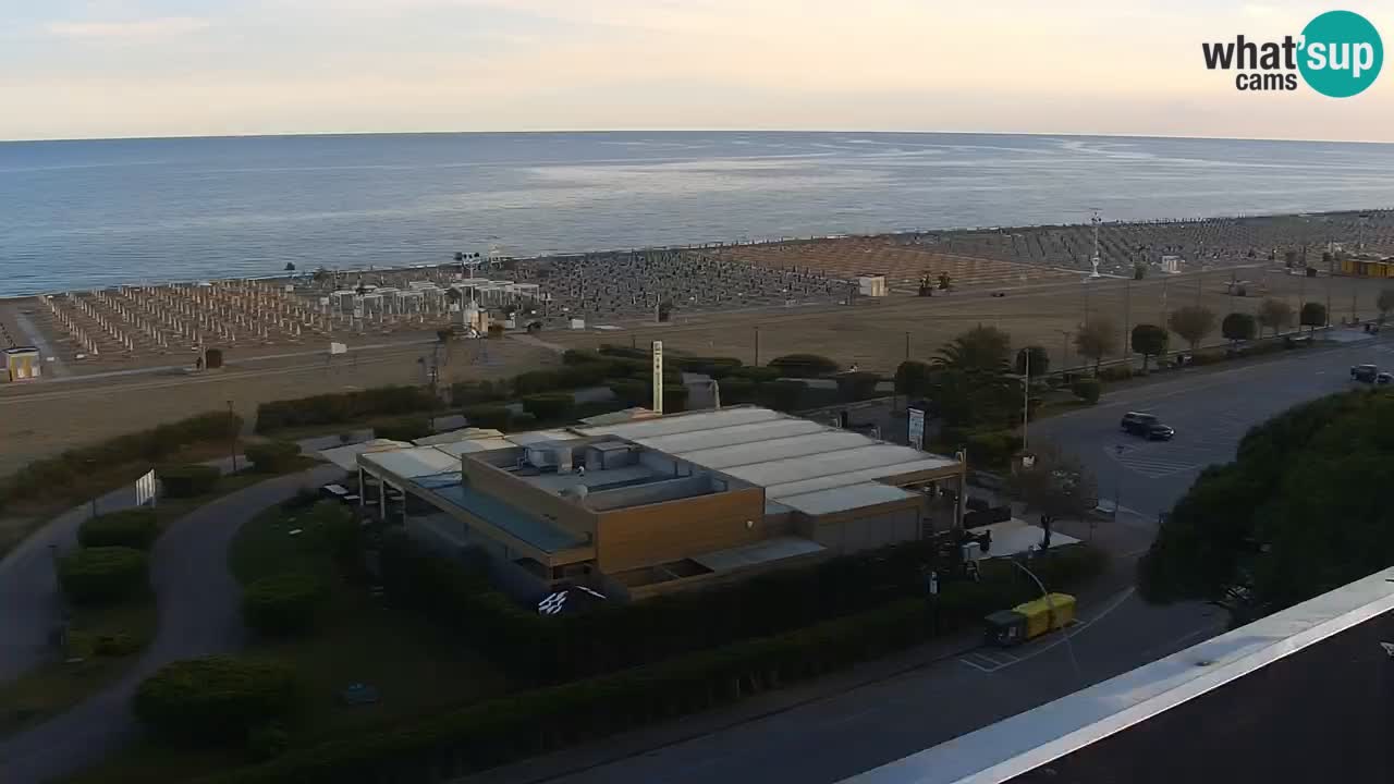 La spiaggia di Bibione webcam live e piazzale Zenit