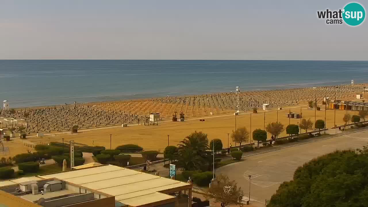 The beach of Bibione webcam – Italy