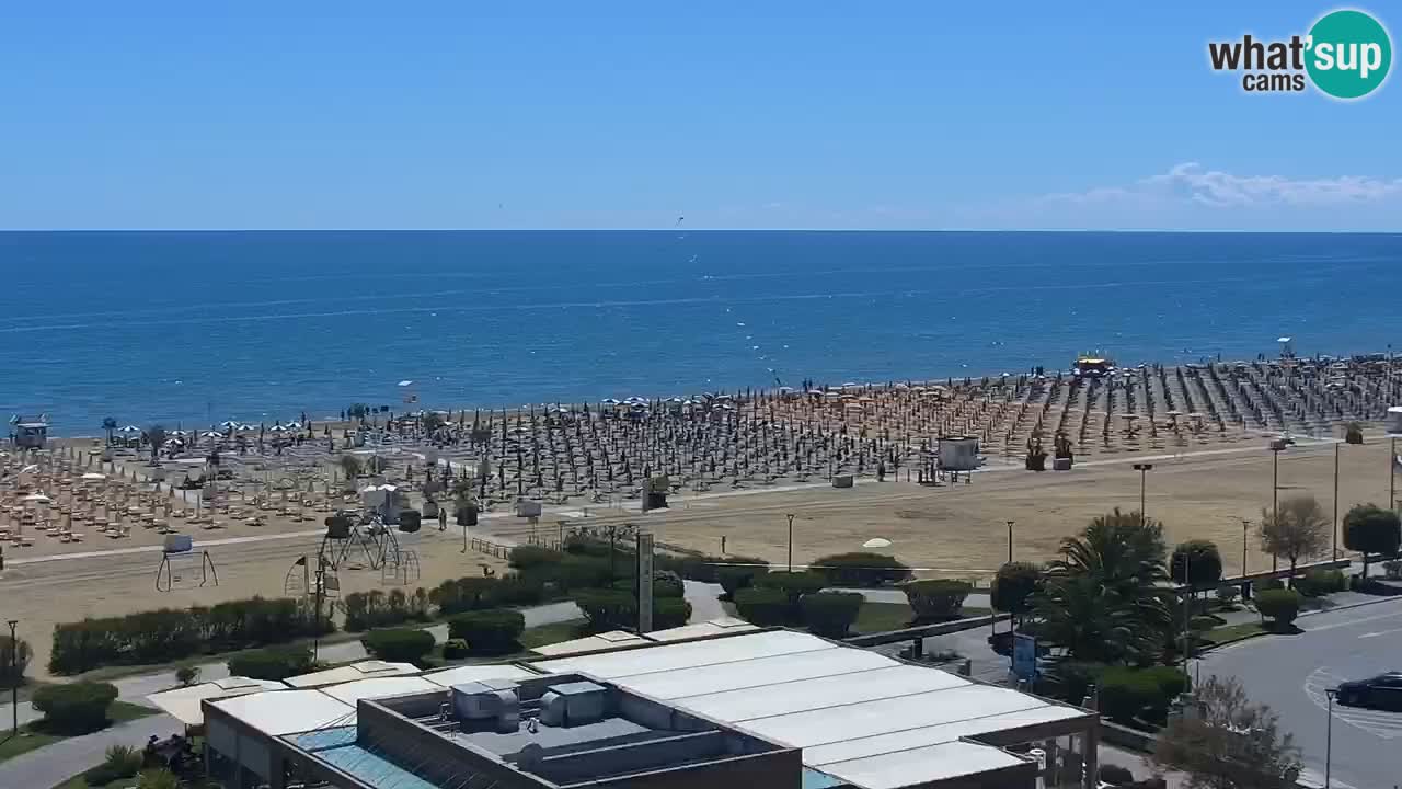 The beach of Bibione webcam – Italy