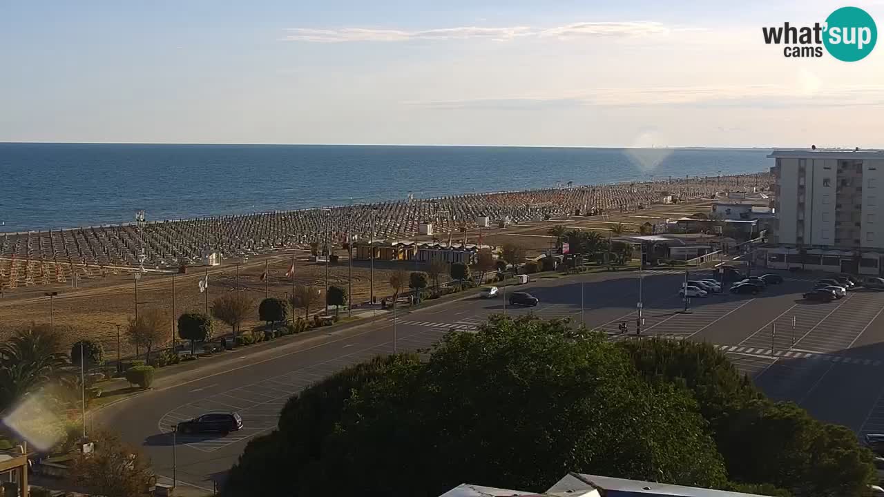 La camera en vivo de la playa de Bibione – Italia