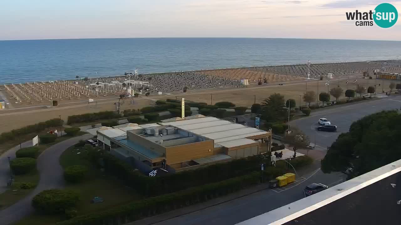 The beach of Bibione webcam – Italy