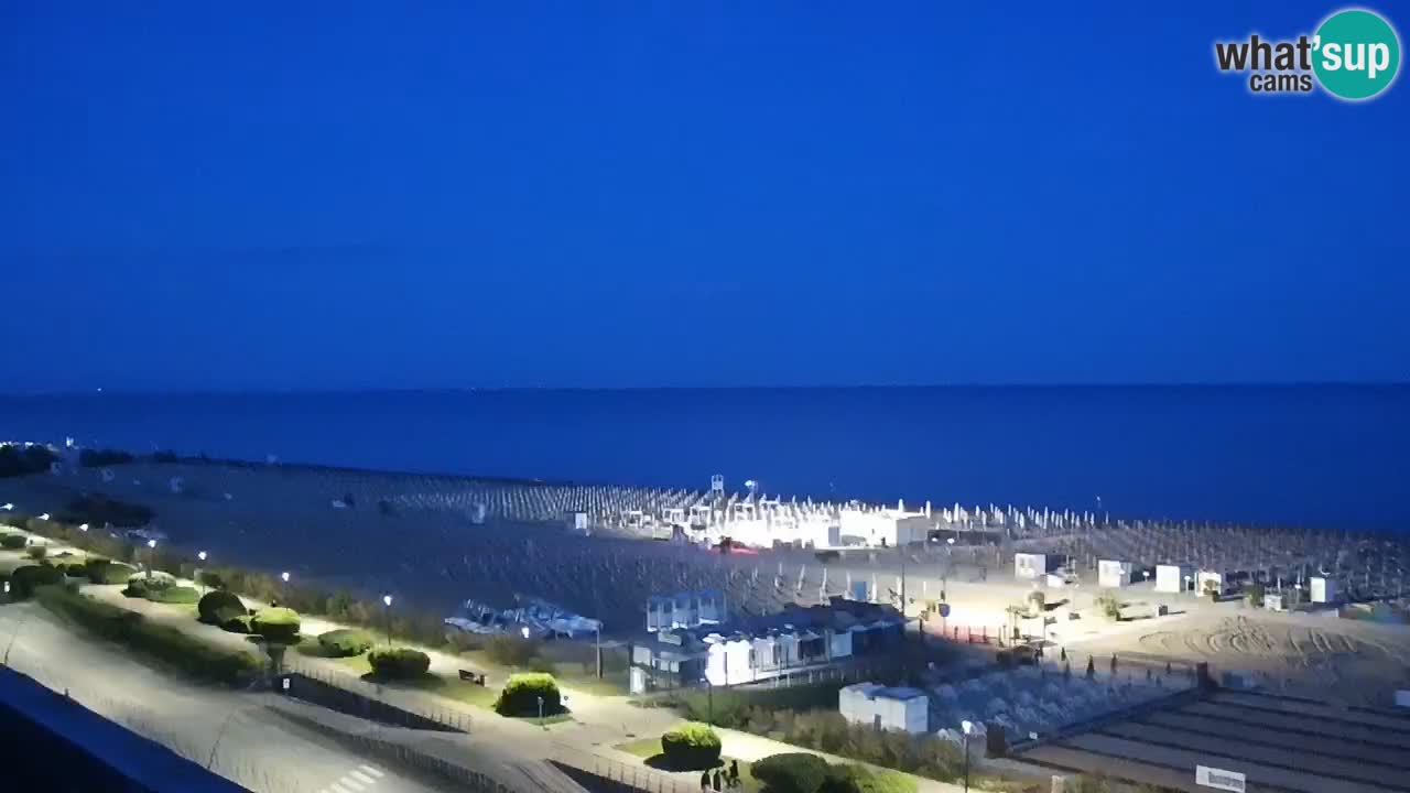The beach of Bibione webcam – Italy