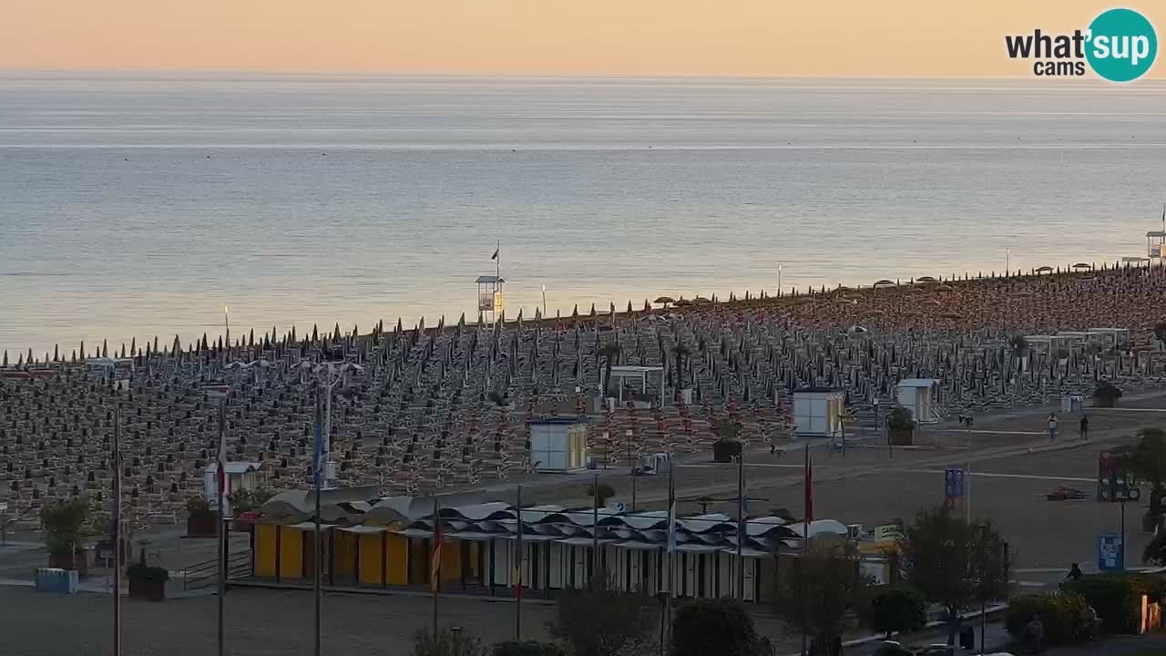 The beach of Bibione webcam – Italy