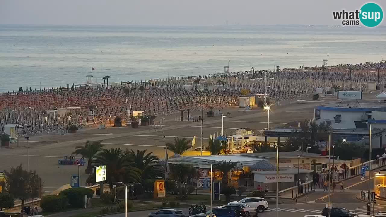 The beach of Bibione webcam – Italy