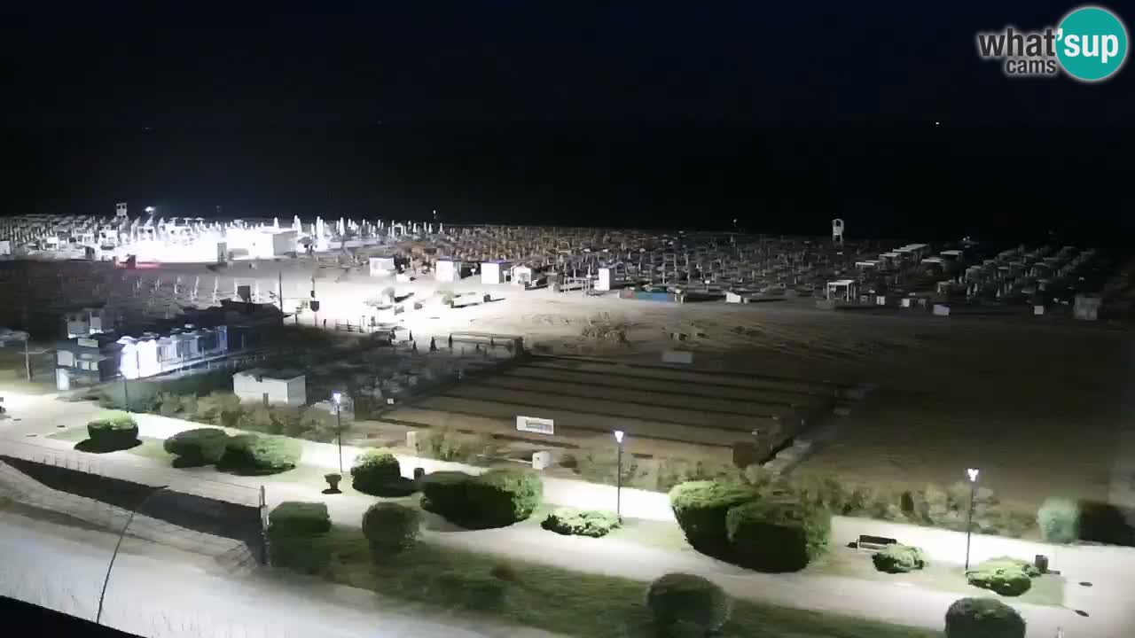 The beach of Bibione webcam – Italy