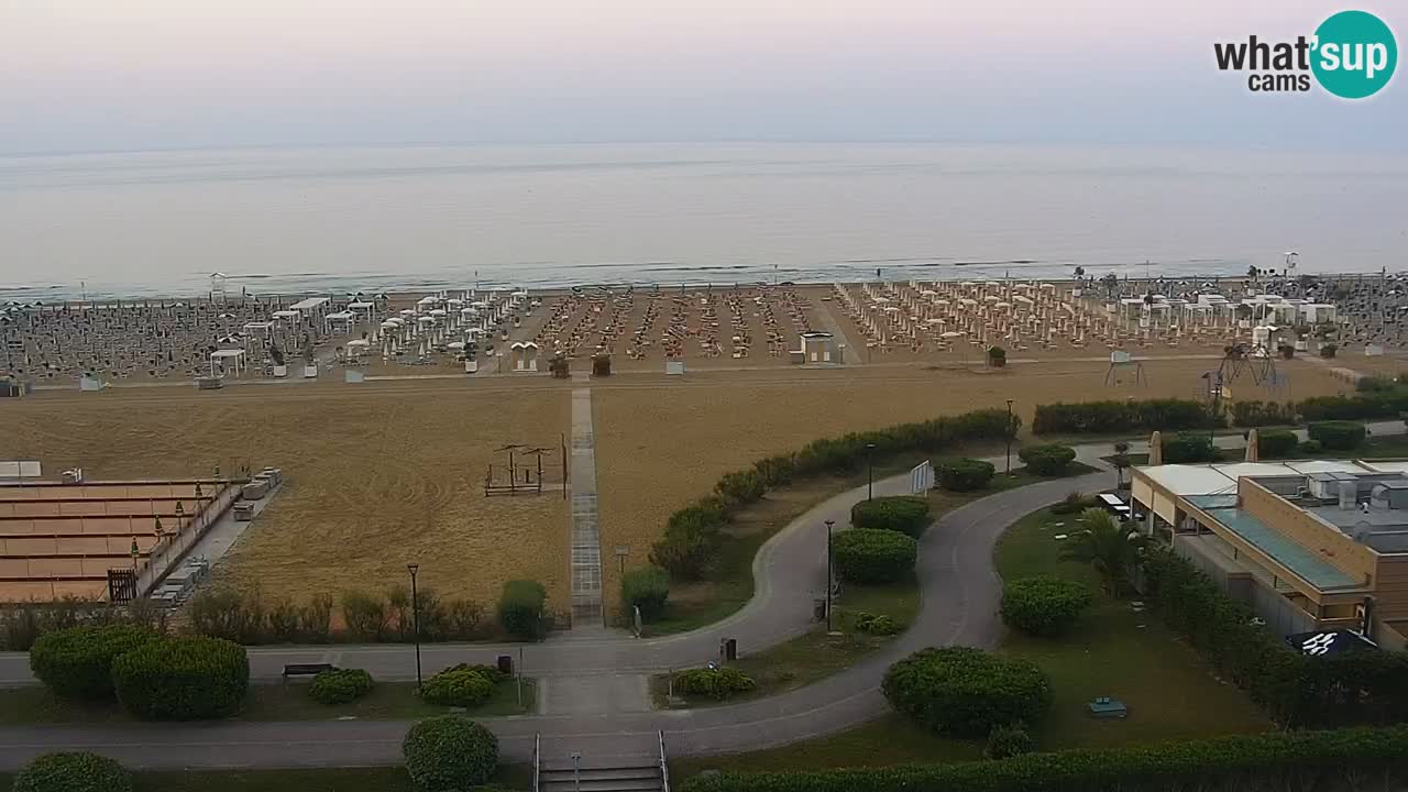 The beach of Bibione webcam – Italy