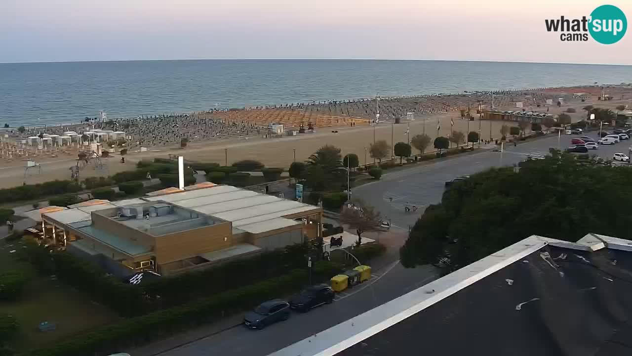 The beach of Bibione webcam – Italy