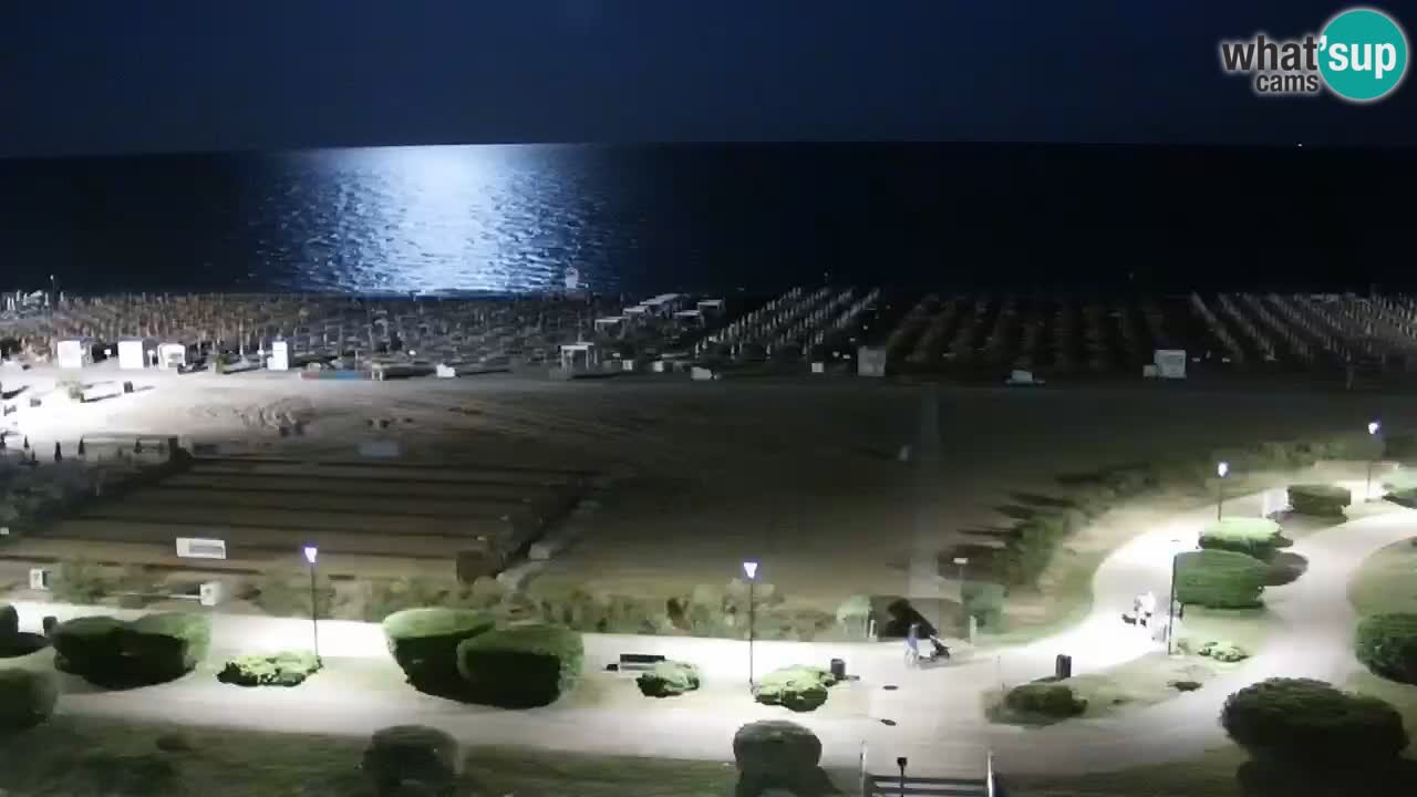 The beach of Bibione webcam – Italy