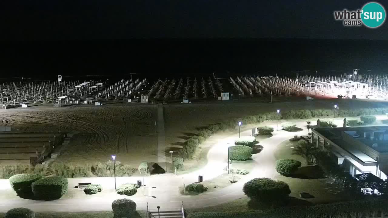The beach of Bibione webcam – Italy
