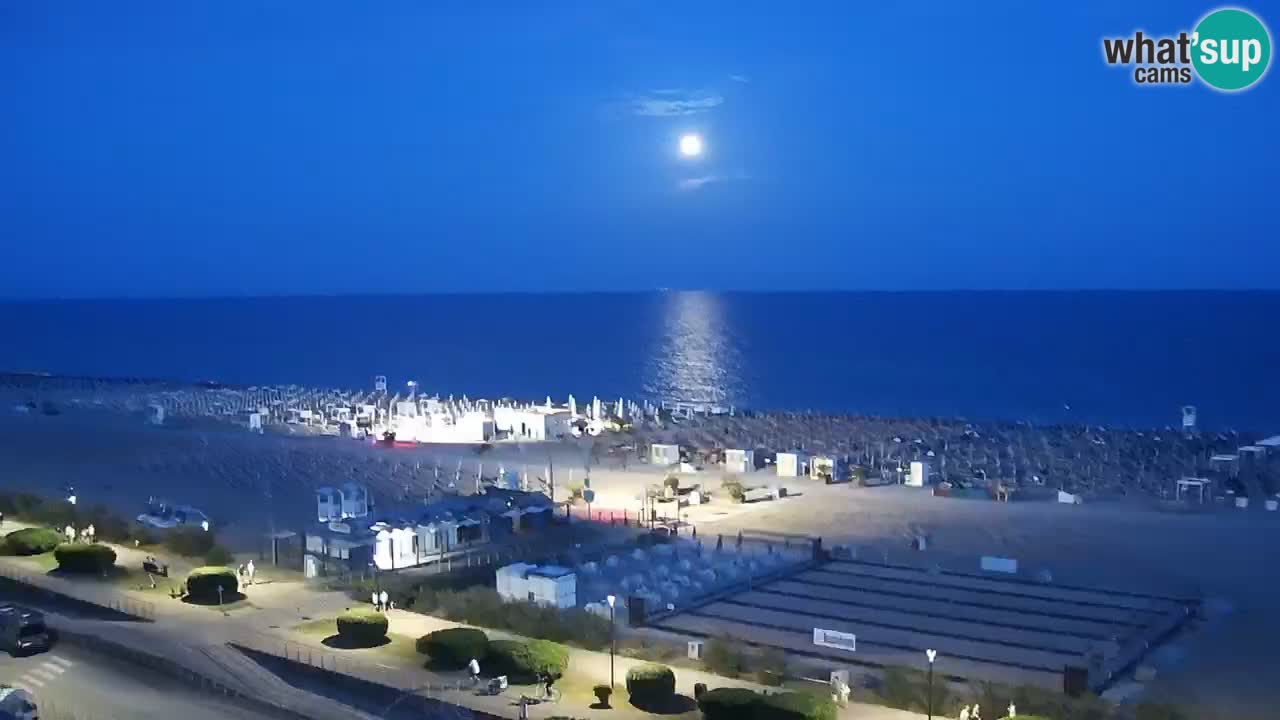 The beach of Bibione webcam – Italy