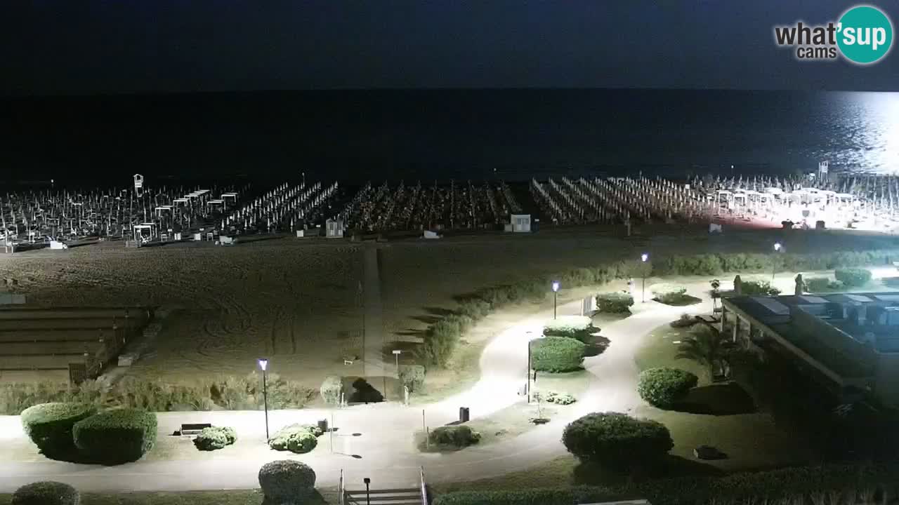 The beach of Bibione webcam – Italy