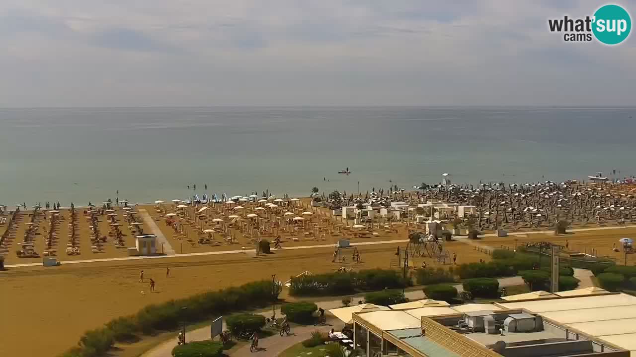 La camera en vivo de la playa de Bibione – Italia