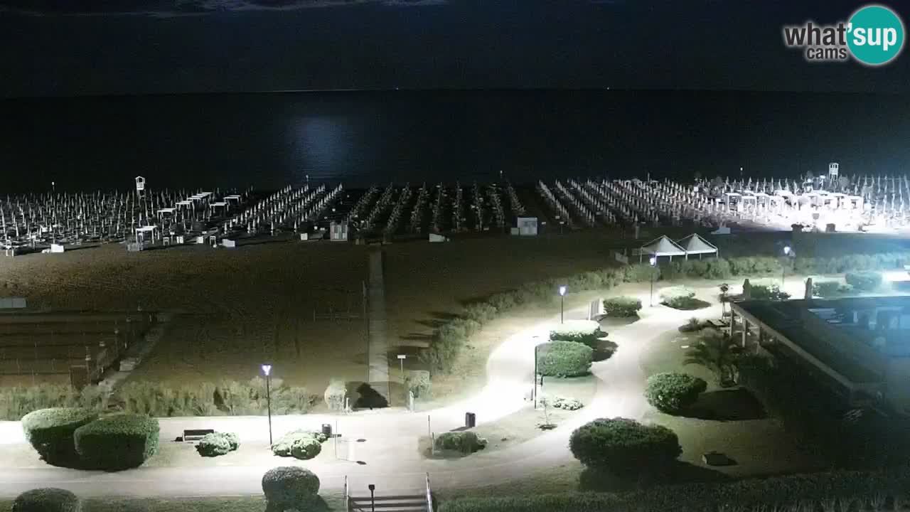The beach of Bibione webcam – Italy