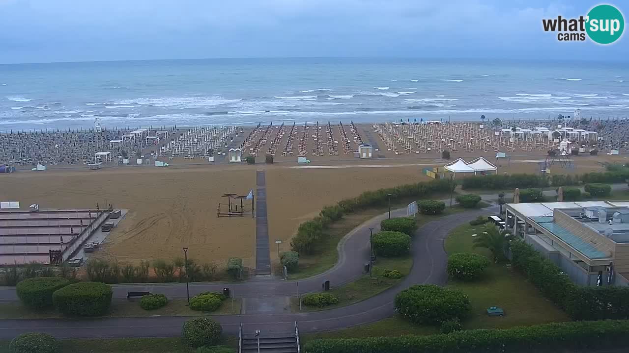 The beach of Bibione webcam – Italy