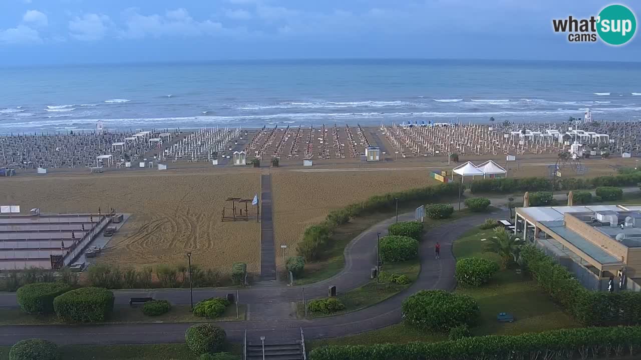 The beach of Bibione webcam – Italy